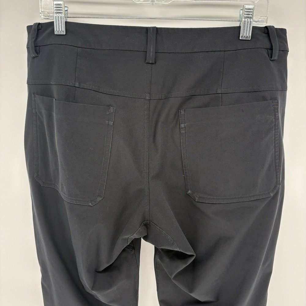 Lululemon Pants  Black ABC Classic Fit Warpstream Performance Golf Mens 36x30 - Picture 6 of 8